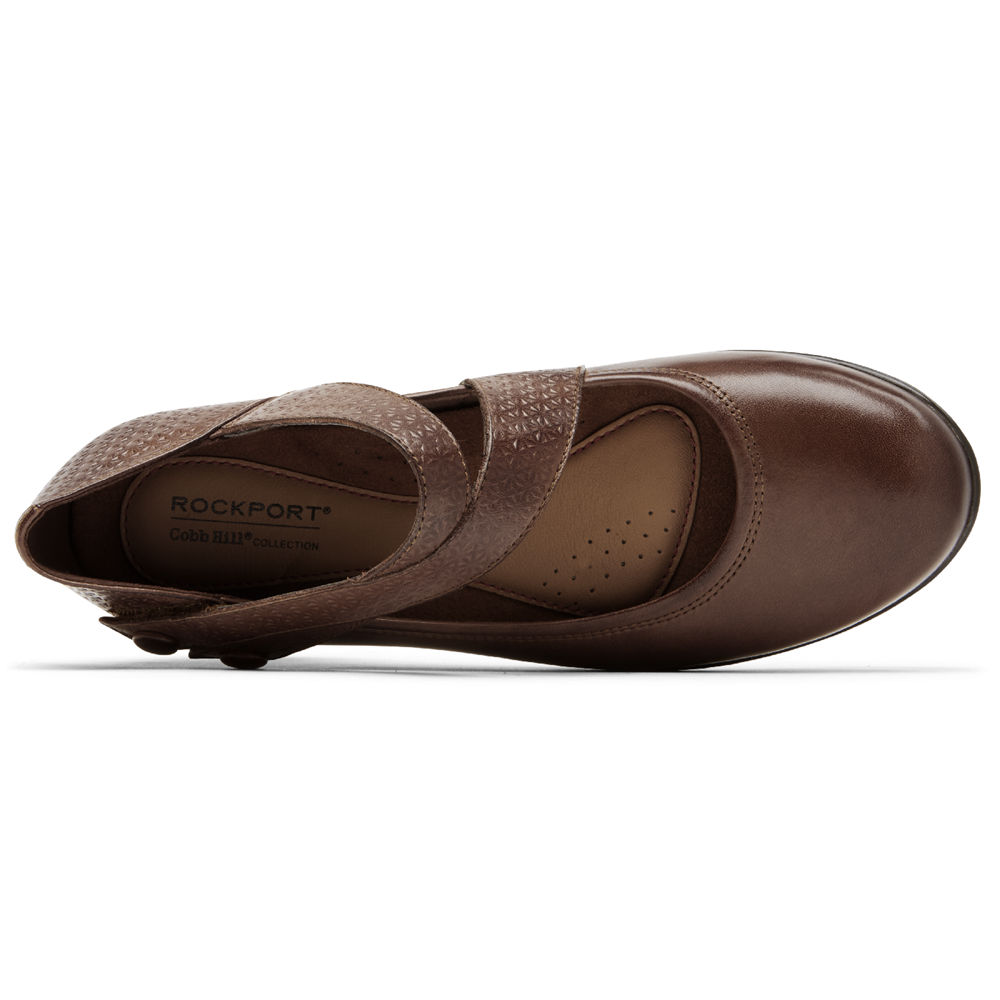 Rockport Wedges Dam Bruna - Cobb Hill Kailyn Asymmetrical Mary Jane - YWVTS8956